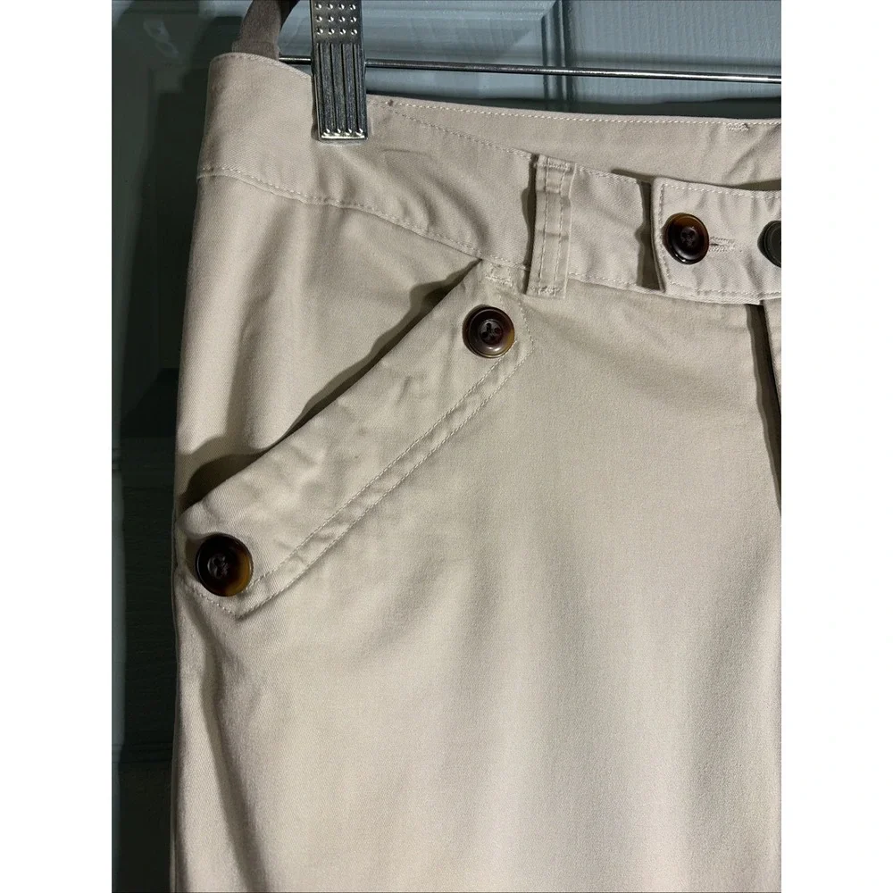 Columbia Omni shield Women's Chinos Relaxed Fit Cotton Blend Khaki Sz 8 Bootcut.